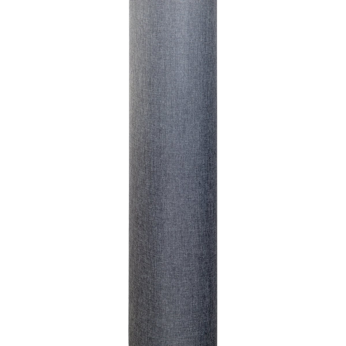 Staande lamp "Beate" Gray gemaakt van metaal en een tekstblazer in grijs, E27 -aansluiting, vloerlamp voor eetkamer, woonkamer, gang of kantoor, ca. - Image 5