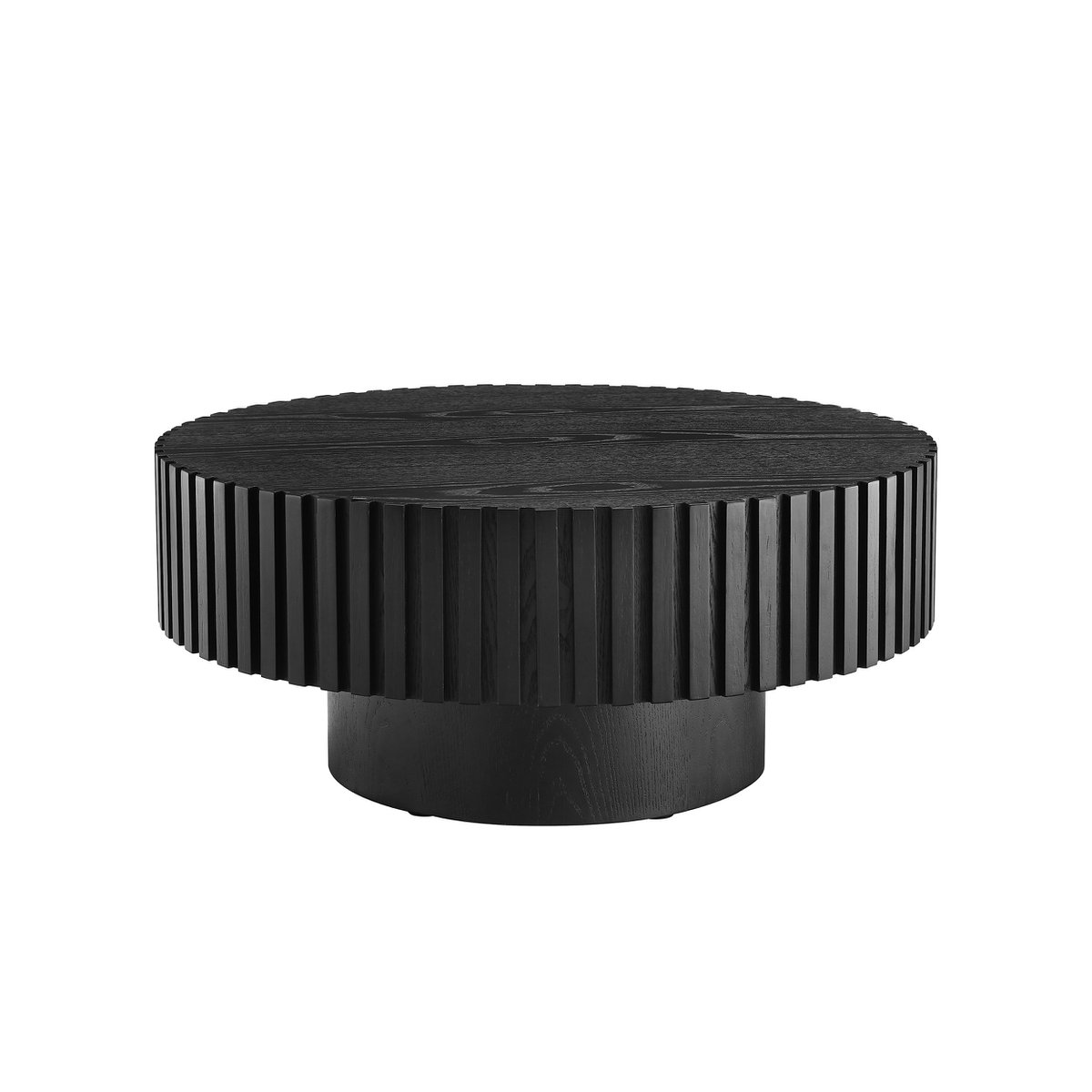 Salontafel Ø 80 cm zwart