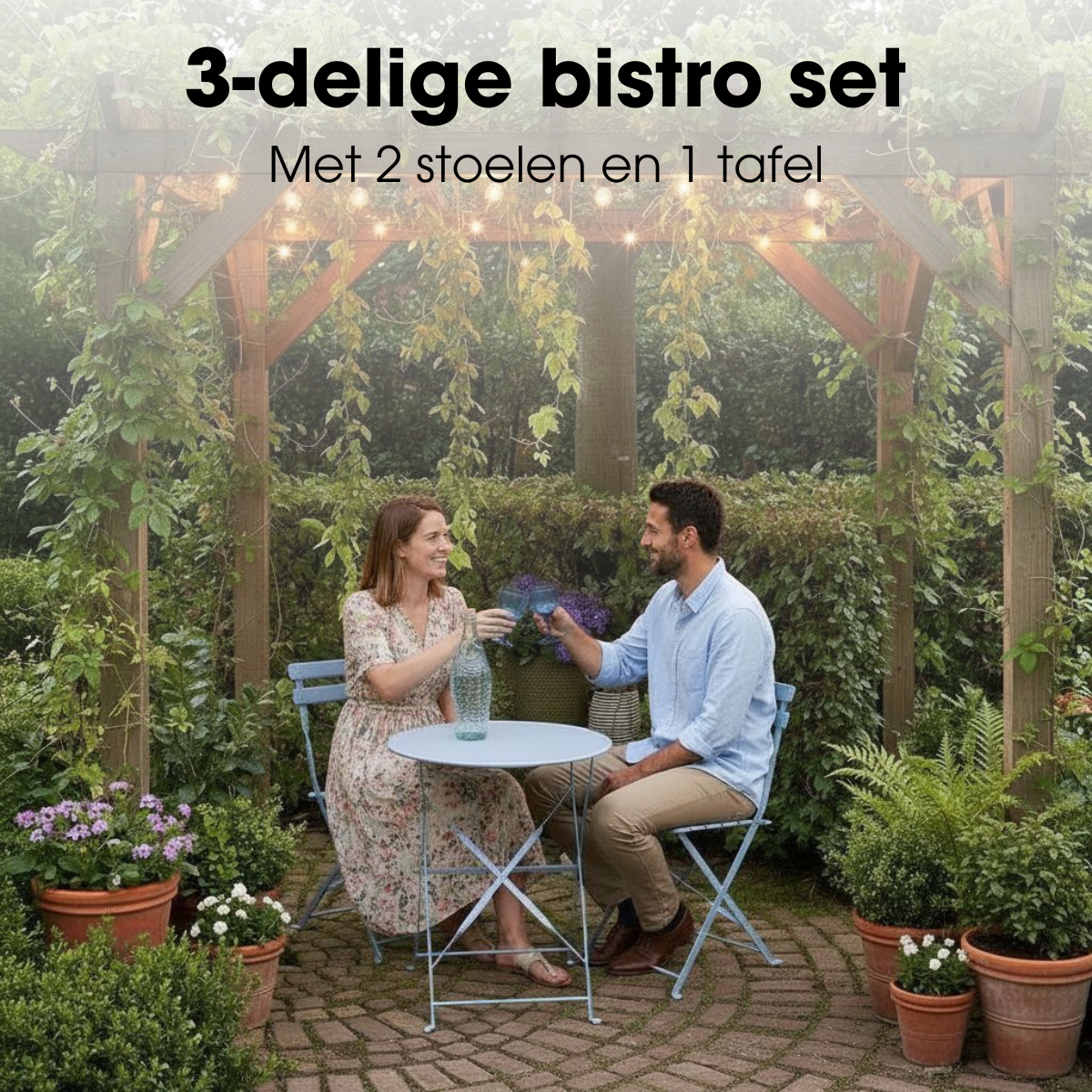 Tuin bistroset Laurence Lichtblauw - Image 2