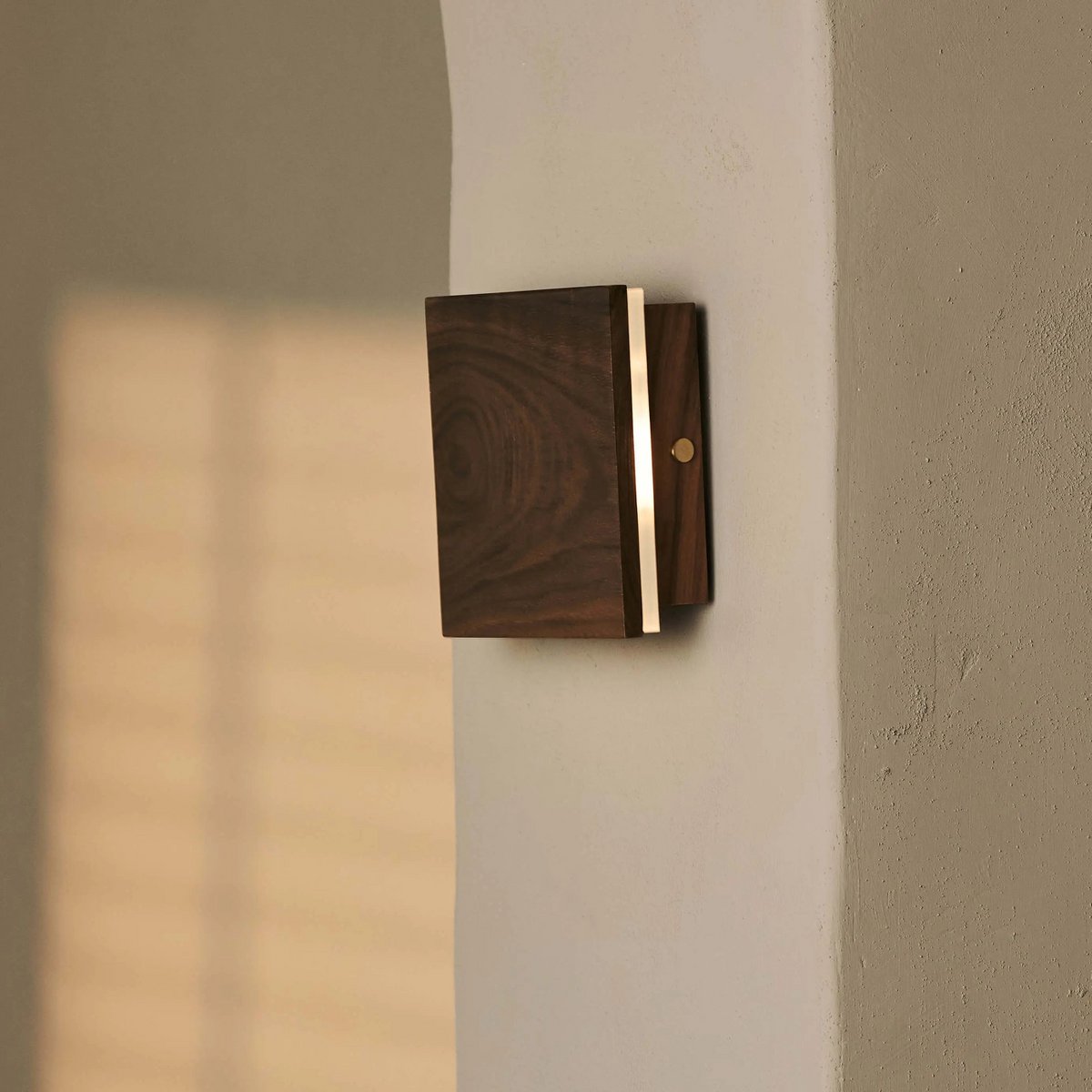 Lane notenhouten draadloze wandlamp - Image 5