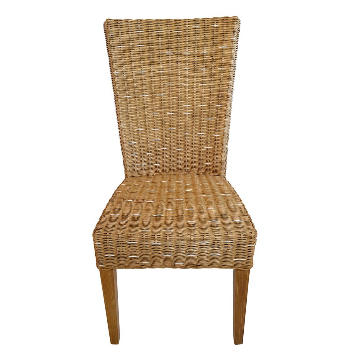 Eetkamerstoelen rattan stoelen wintertuin gangen cardine 6 stuks cappuccino - Image 3