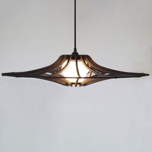 Suspension Design bois noir D65cm SINGING BLACK
