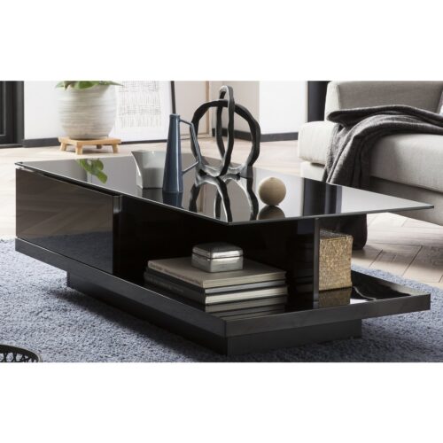 Salontafel 120x60x36 cm zwart