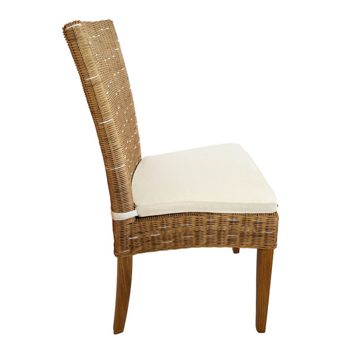 Eetkamerstoelen rattan stoelen wintertuin gangen cardine 6 stuks cappuccino - Image 12