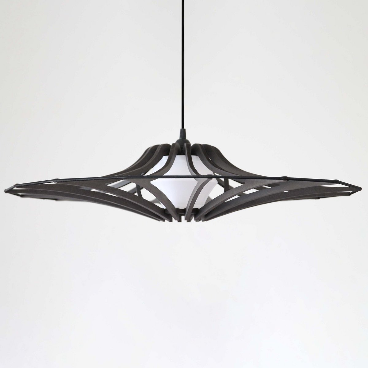 Suspension Design bois noir D65cm SINGING BLACK - Image 9