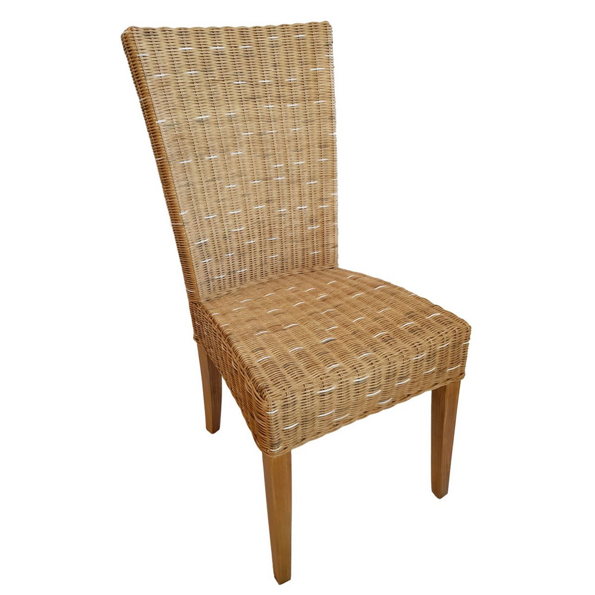 Eetkamerstoelen rattan stoelen wintertuin gangen cardine 6 stuks cappuccino - Image 2