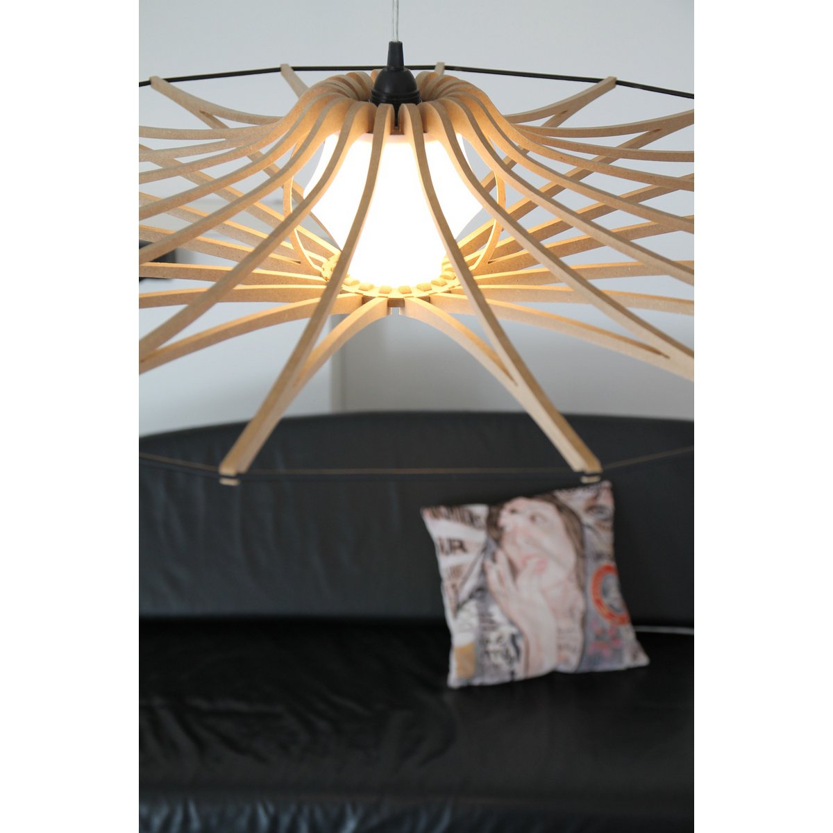 Ophanging Design bois D90cm SINGING BRUT - Image 8