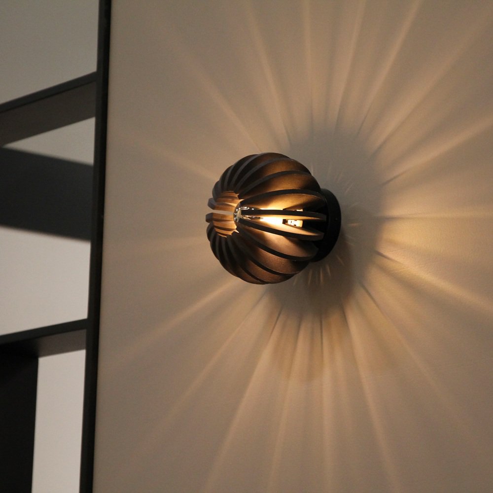Ball wandlamp D 20cm Wrecking Ball ZWART - Image 4