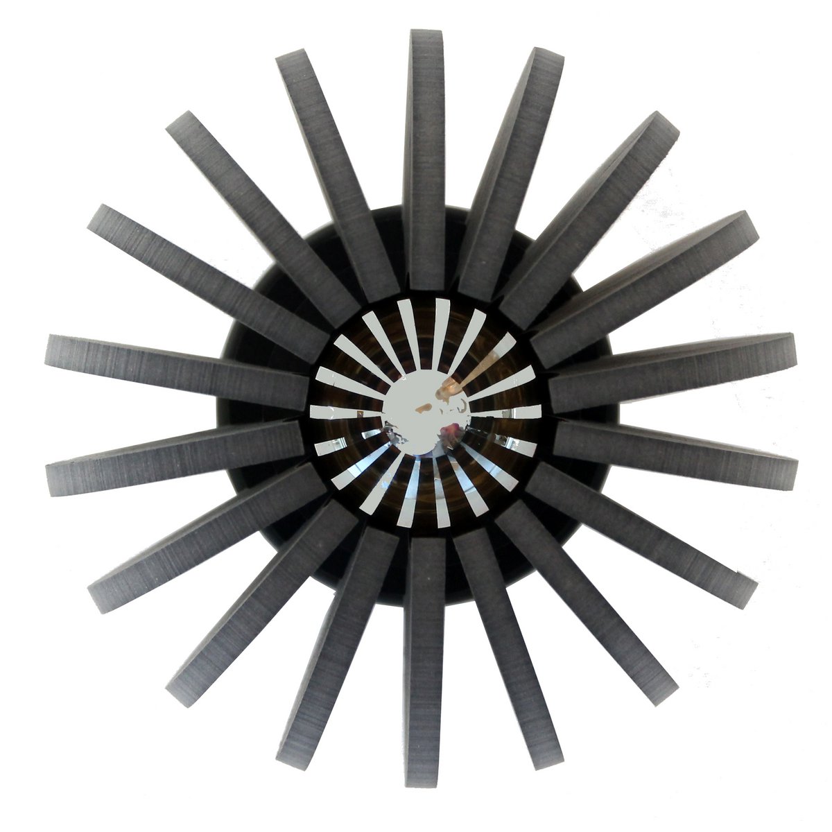 Ball wandlamp D 20cm Wrecking Ball ZWART - Image 2