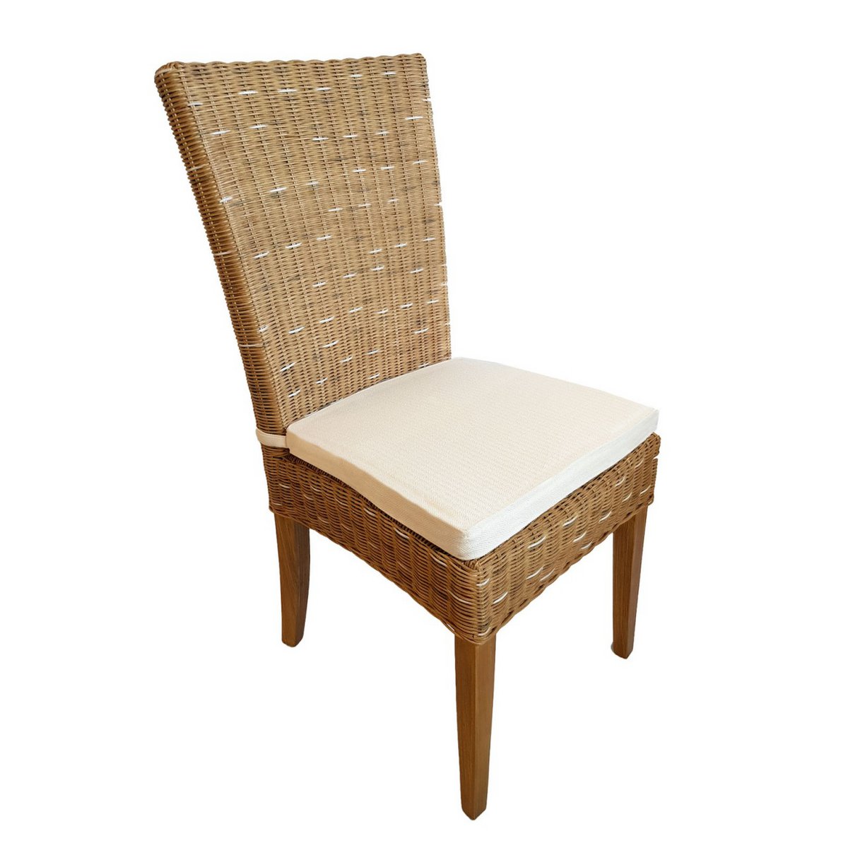 Eetkamerstoelen rattan stoelen wintertuin gangen cardine 6 stuks cappuccino - Image 10